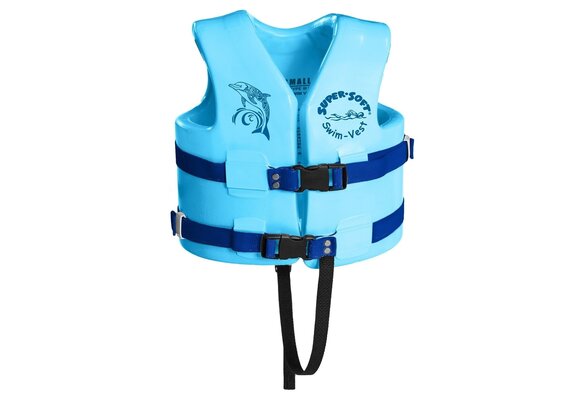 Super Soft Zwemvest kleur blauw Maat 3/5 jaar 14/18 kg.