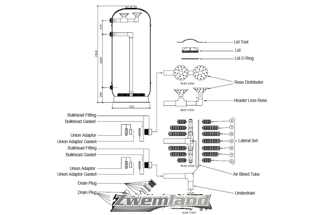 Lacron en Starline  Filter Kaarsen Set voor 30" Half Hoog Filters