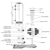 Lacron en Starline  Filter Kaarsen Set voor 24" Half Hoog Filters