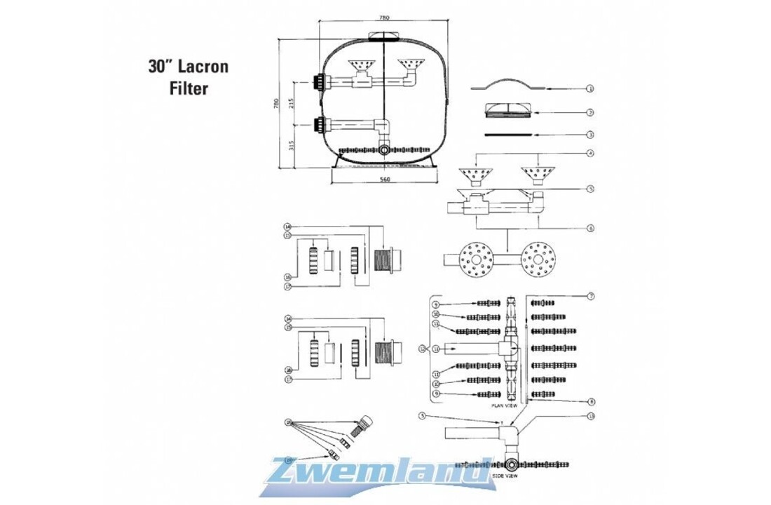 Lacron en Starline  Filter Kaarsen Set voor 30" Filters