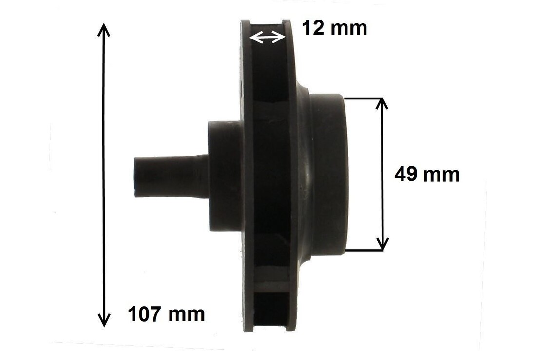 LX Impeller voor Circulatiepompen LP200 en WP200