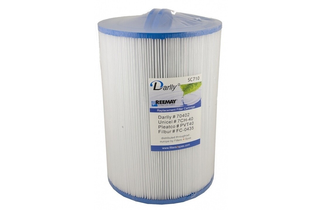 Spa Filter Darlly SC710 (7CH-40) 24,80 cm x  17.80 cm
