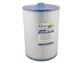 Spa Filter Darlly SC710 (7CH-40) 24,80 cm x  17.80 cm