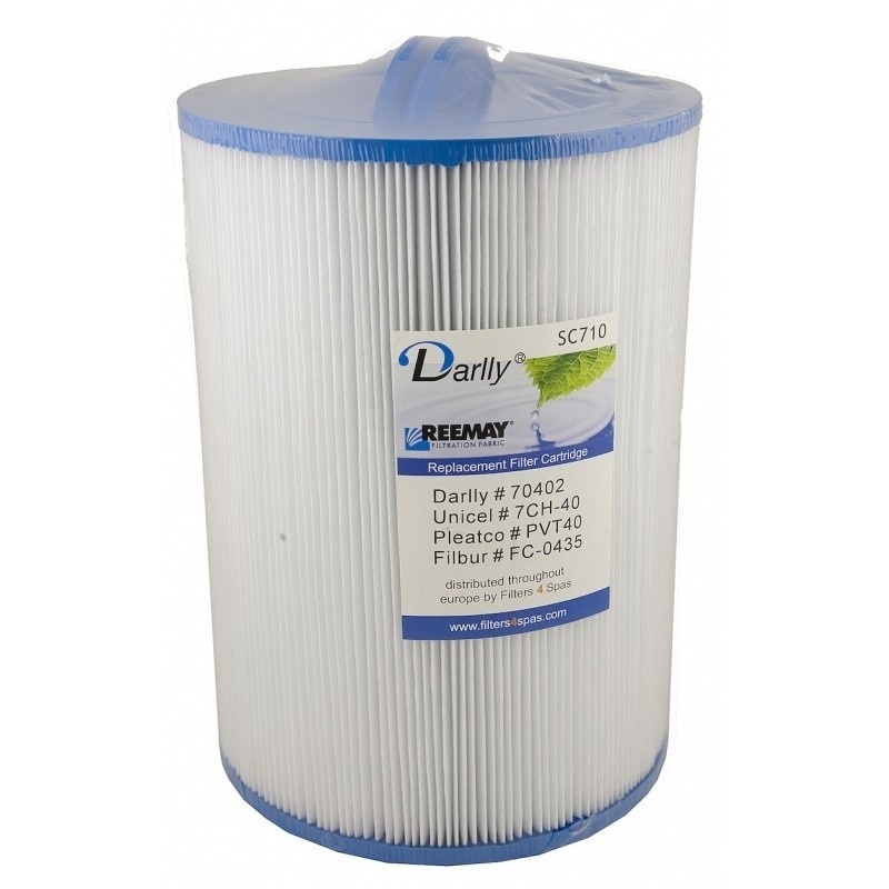 Spa Filter Darlly SC710 (7CH-40) 24,80 cm x  17.80 cm