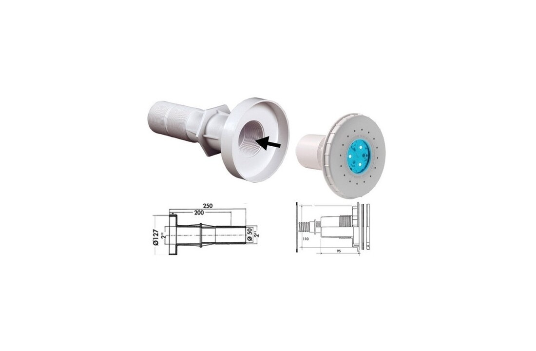 Hayward LED Lamp 15W kleur RGB voor foliebaden