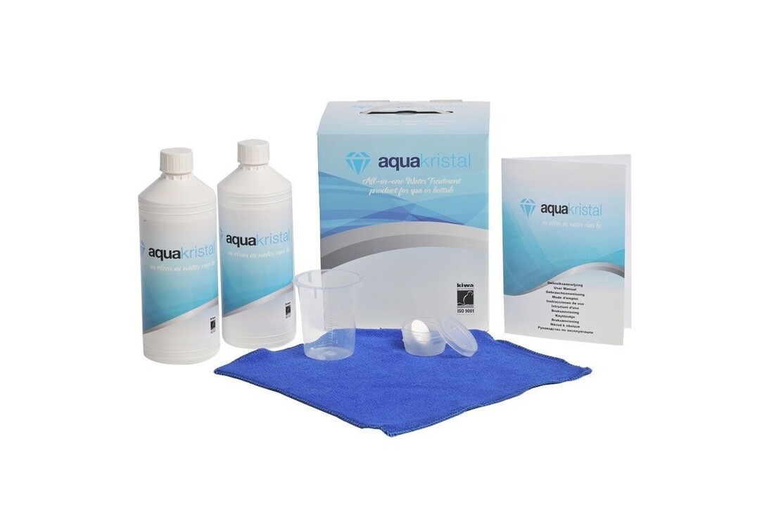 Aqua Kristal wateronderhoud voor Spa & Jacuzzi 2 x 1000 ml All in one
