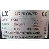 LX AP400 Lucht Pomp Blower voor Jacuzzi, spa en bubbelbad