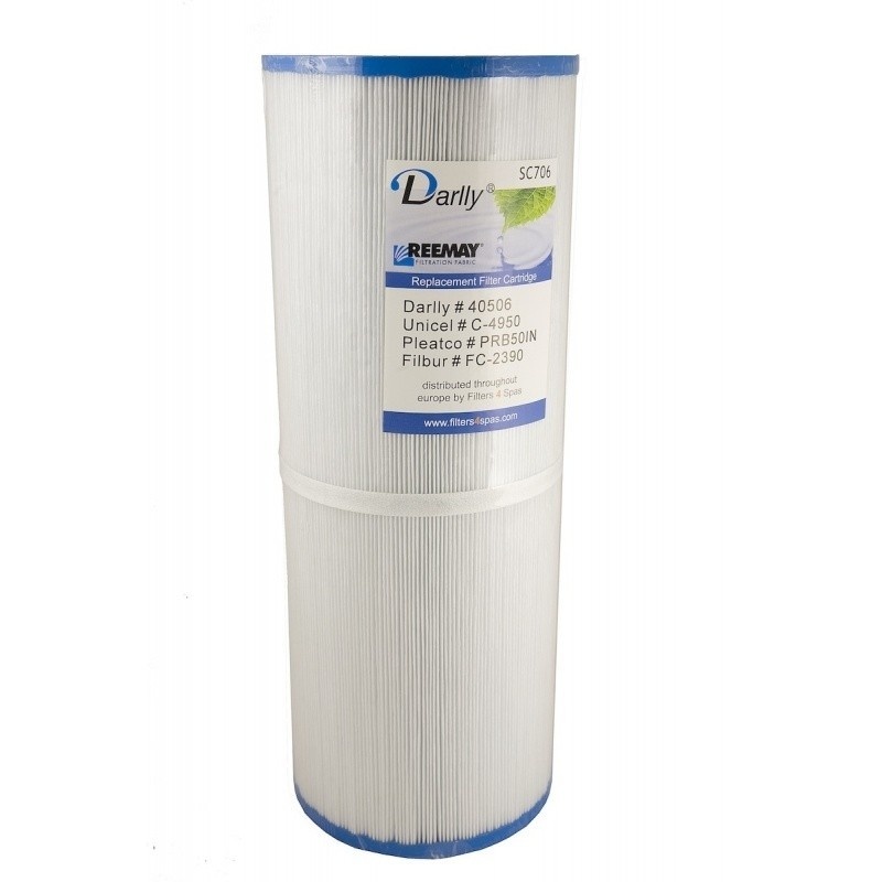 Spa filter Darlly SC706 (C-4950 ) 33.8 cm x  12.5 cm
