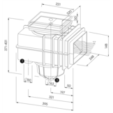 MTS V20 V10 Skimmerklep inclusief bevestigingsset