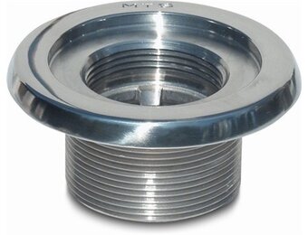 MTS Inlaatfitting RVS 40 mm Beton Baden