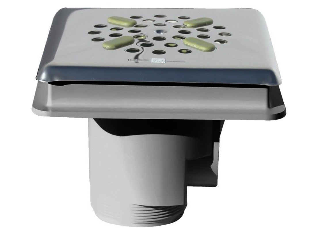 MTS Bodemput voor Tegel en Betonbaden 2" x 2.5" x 63 mm Lijm