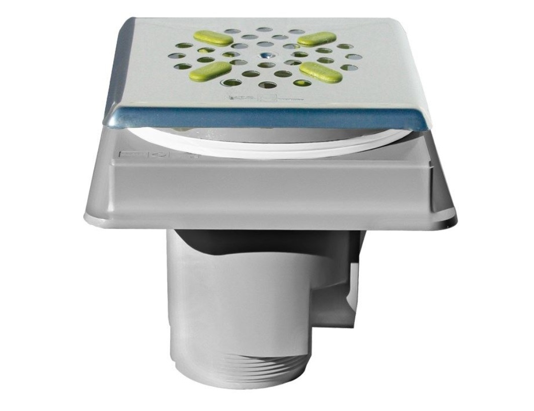 MTS Bodemput voor Foliebaden 2" x 2.5" x 63 mm Lijm