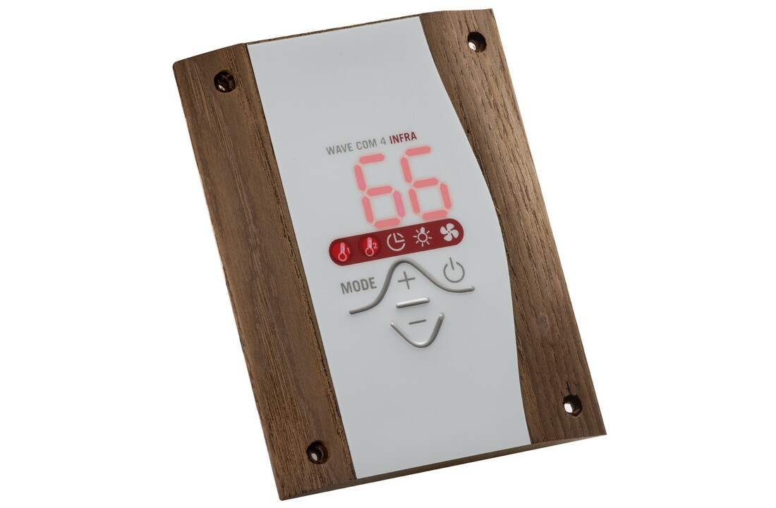 Infraroodsauna Bedieningspaneel Donker Wave Com4