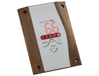 Infraroodsauna Bedieningspaneel Donker Wave Com4