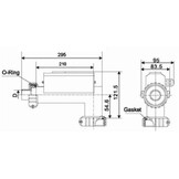 LX H30-R1 3.0KW 1.5 inch Spa Heater (recht model)