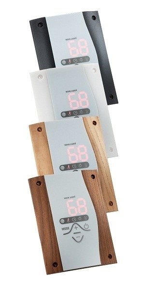 Infraroodsauna Bedieningspaneel Licht Hout Wave Com4