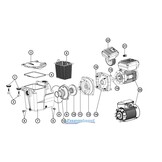 Hayward Super Pomp Motor Verbindingsset SPX2600EKIT
