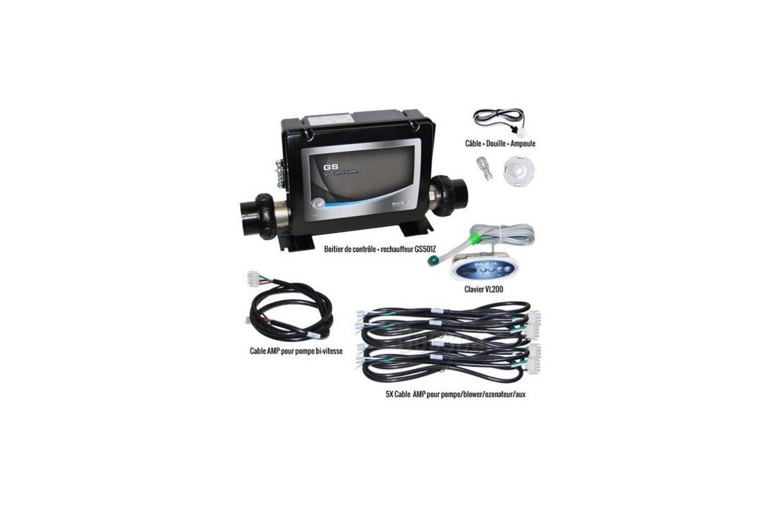 Balboa GS501Z Besturing met VL200 Bediening