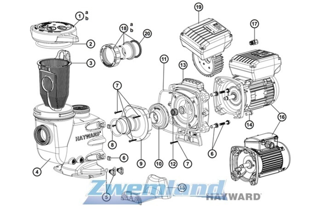Hayward Max Flo II Pomp Deksel SPX2700DLS