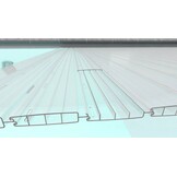 Aquadeck Zwembad Lamellen Polycarbonaat Metallic Solar