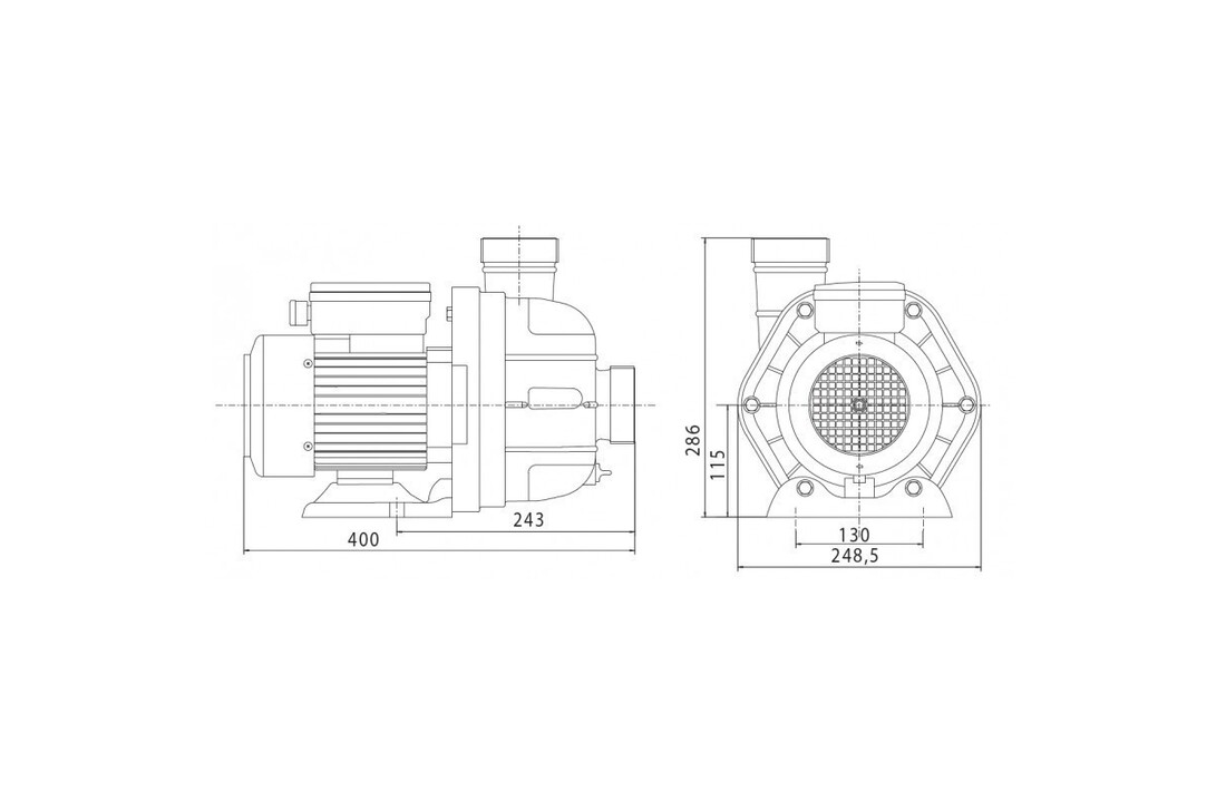 Jet Vag Junior Jetstreampomp 3PK 400V