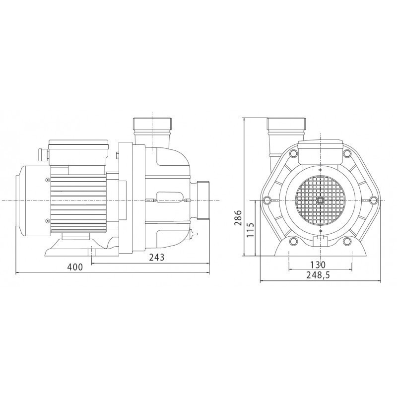Jet Vag Junior Jetstreampomp 3PK 400V