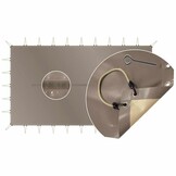 Zwembad Winterzeil PVC 550gr/m2 Skin Freeze A-vormen