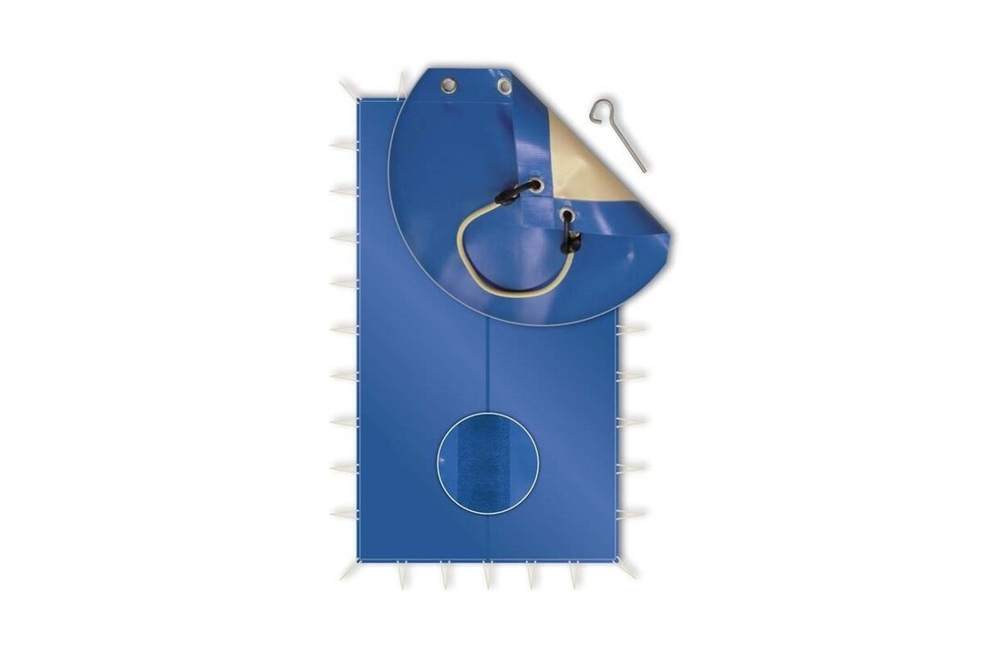 Zwembad Winterzeil PVC 550gr/m2 Skin Freeze C-vormen