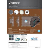 Zwembad Winternet Polypropyleen 180 g/m2 Vernosc A-vormen