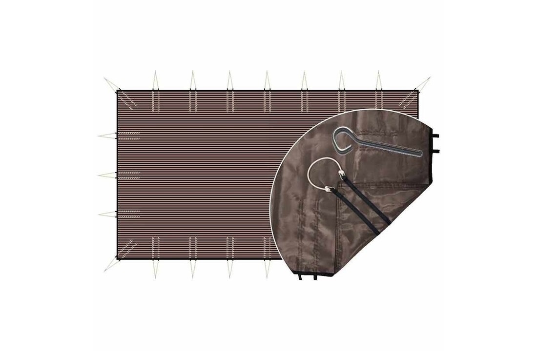 Zwembad Winternet Polypropyleen 180 g/m2 Grille Cold B-vormen