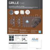 Zwembad Winternet Polypropyleen 180 g/m2 Grille Cold B-vormen