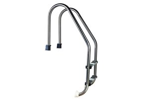 Wijd Model Zwembadtrap 2-treden AISI-304