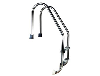 Wijd Model Zwembadtrap 2-treden AISI-304
