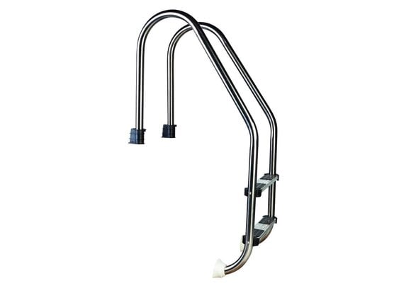 Wijd Model Zwembadtrap 2-treden AISI-304
