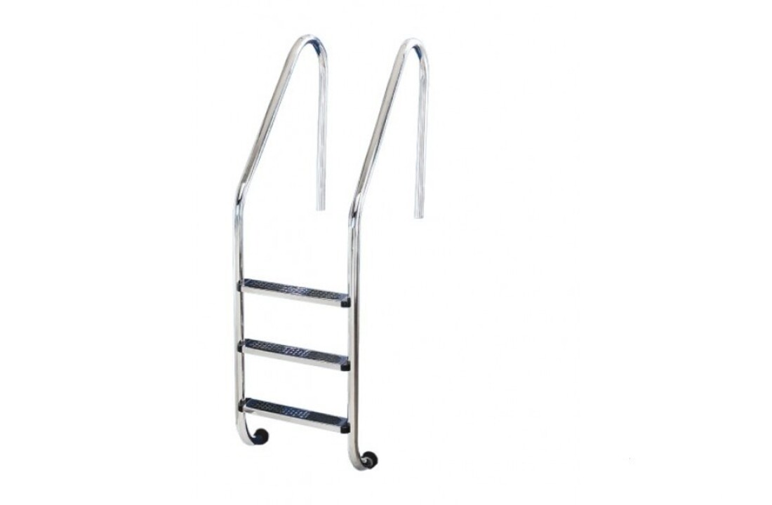 Wijd Model Zwembadtrap 2-treden AISI-304