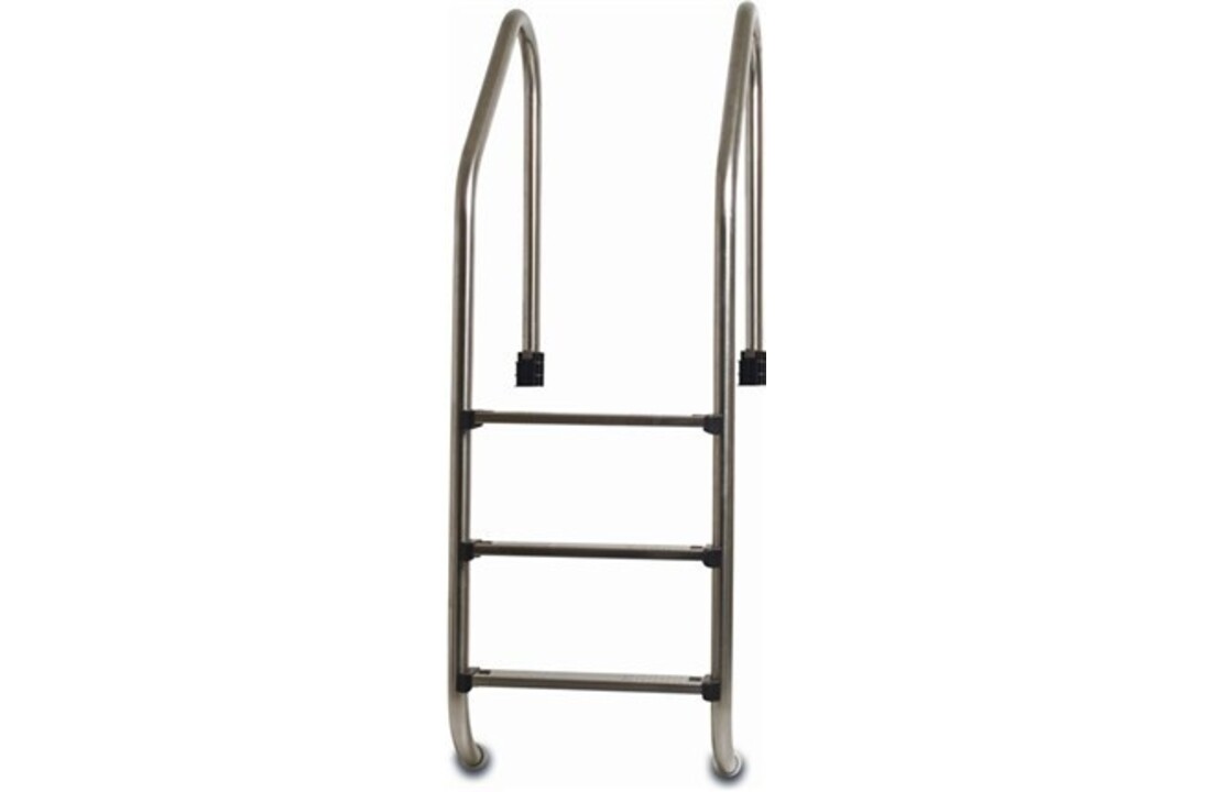 Wijd Model Zwembadtrap 2-treden AISI-304
