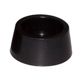 Zwembadtrap Rubber Dop Zwart - set van 2 stuks