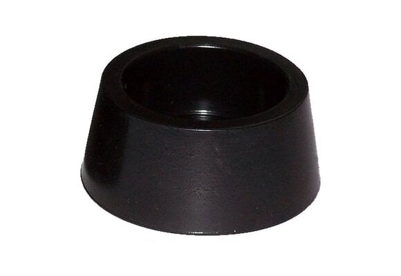 Zwembadtrap Rubber Dop Zwart - set van 2 stuks