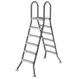 Zwembadtrap A-Frame 5 + 5 Treden AISI 304