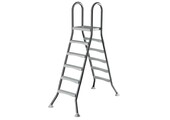 Zwembadtrap A-Frame 5 + 5 Treden AISI 304