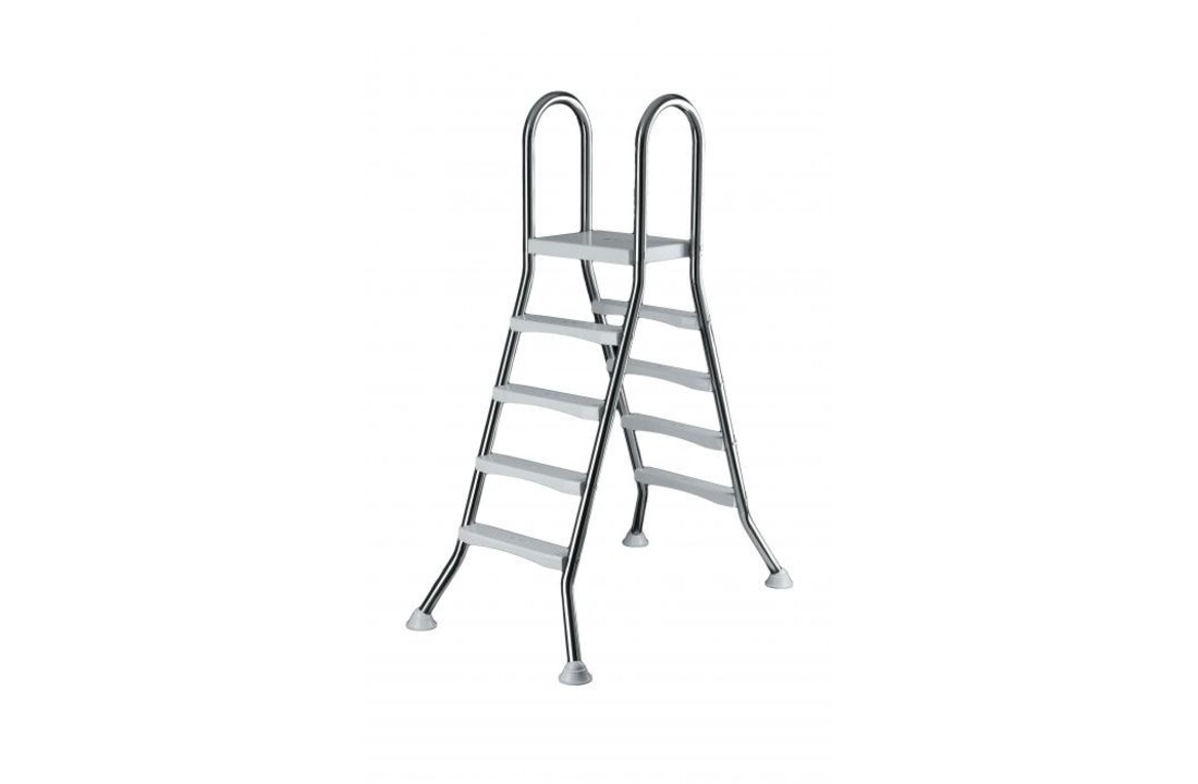Zwembadtrap A-Frame 4 + 4 Treden AISI 304