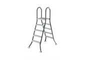 Zwembadtrap A-Frame 4 + 4 Treden AISI 304