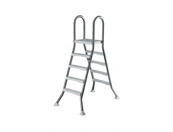 Zwembadtrap A-Frame 4 + 4 Treden AISI 304