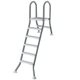 Zwembadtrap A-Frame 1 + 5 Treden AISI 304