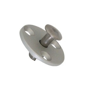 Zwembad Winterafdekking Pop Up Anker voor Houten Terras RVS Aluminium