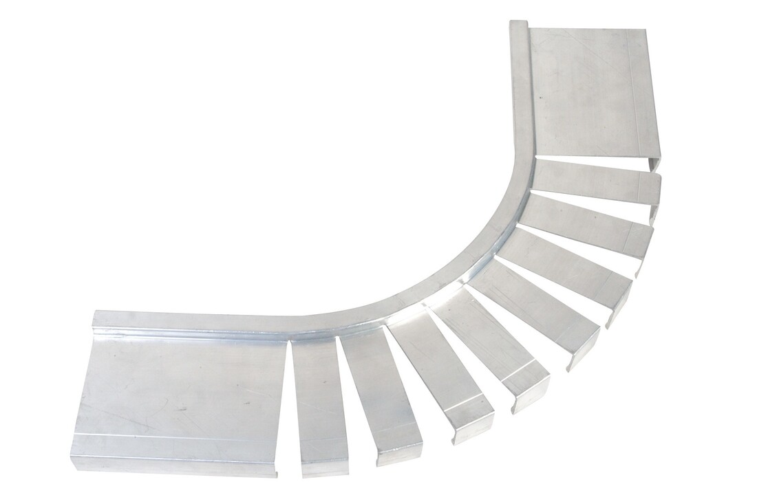 Zwembad Liner Hung Bocht Aluminium 50mm Horizontaal