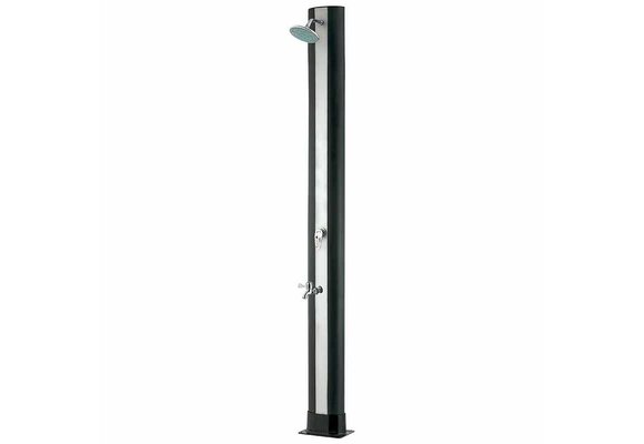 Solar douche recht model met voetdouche 35 ltr