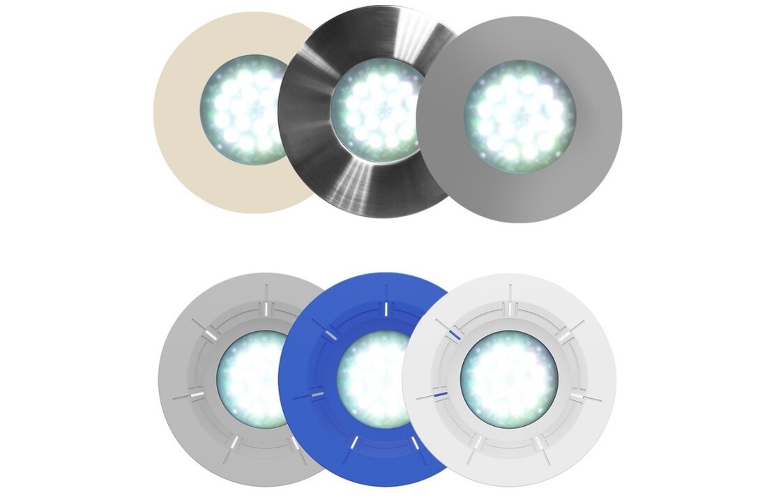 Brio Par 56 Led Chroma 44W Wit Vervangingslamp Met Sierplaat Zandkleur