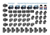 Zwembad Standaard Filter Aansluitset Pvc 16 Bar 63 mm