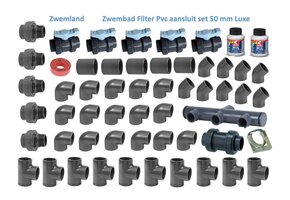Zwembad LUXE Filter Aansluitset Pvc 16 Bar 50 mm